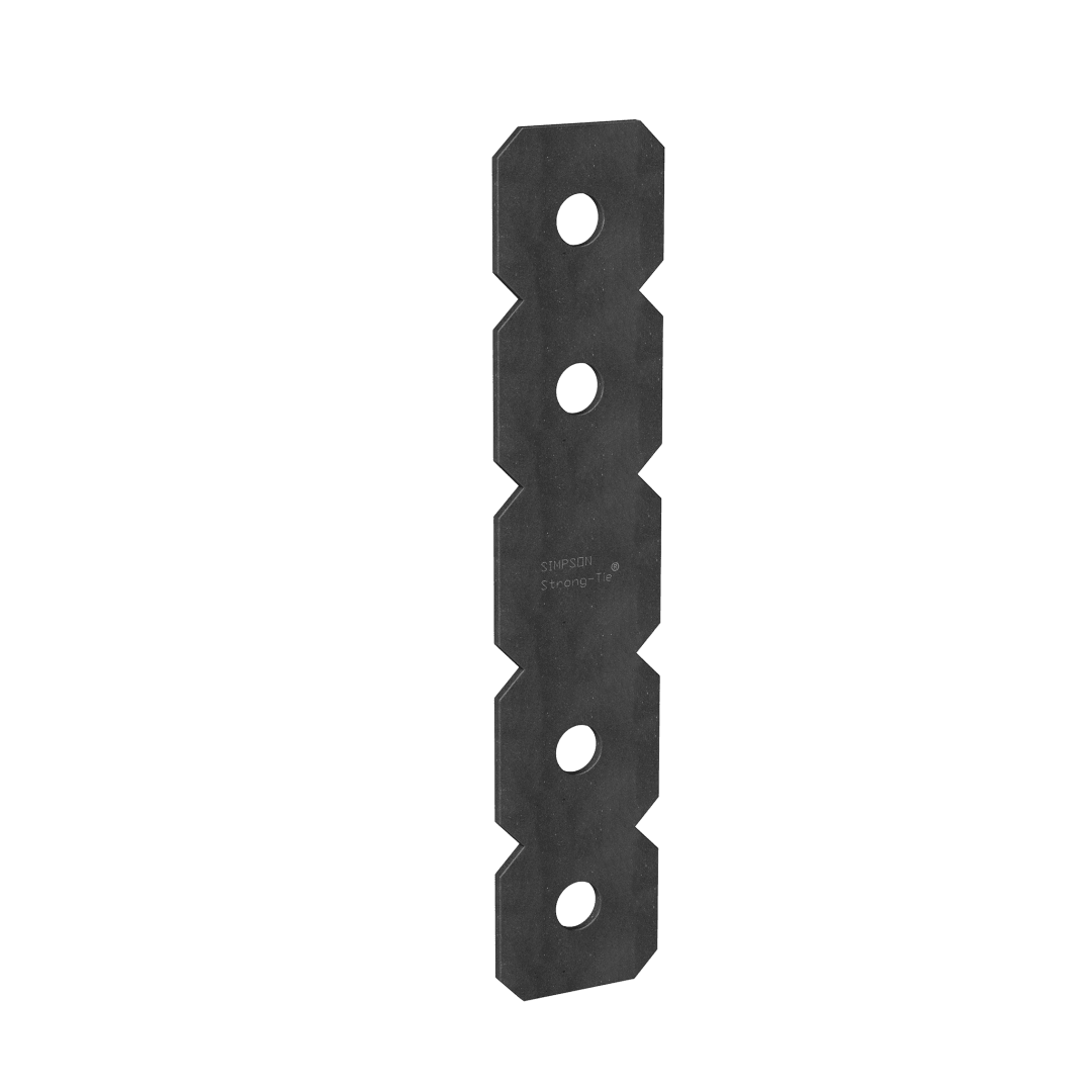 Simpson Strong-Tie OHS OHS 2-1/2 in. x 12 in. Black Powder-Coated Ornamental Heavy Strap (Pack of 5)