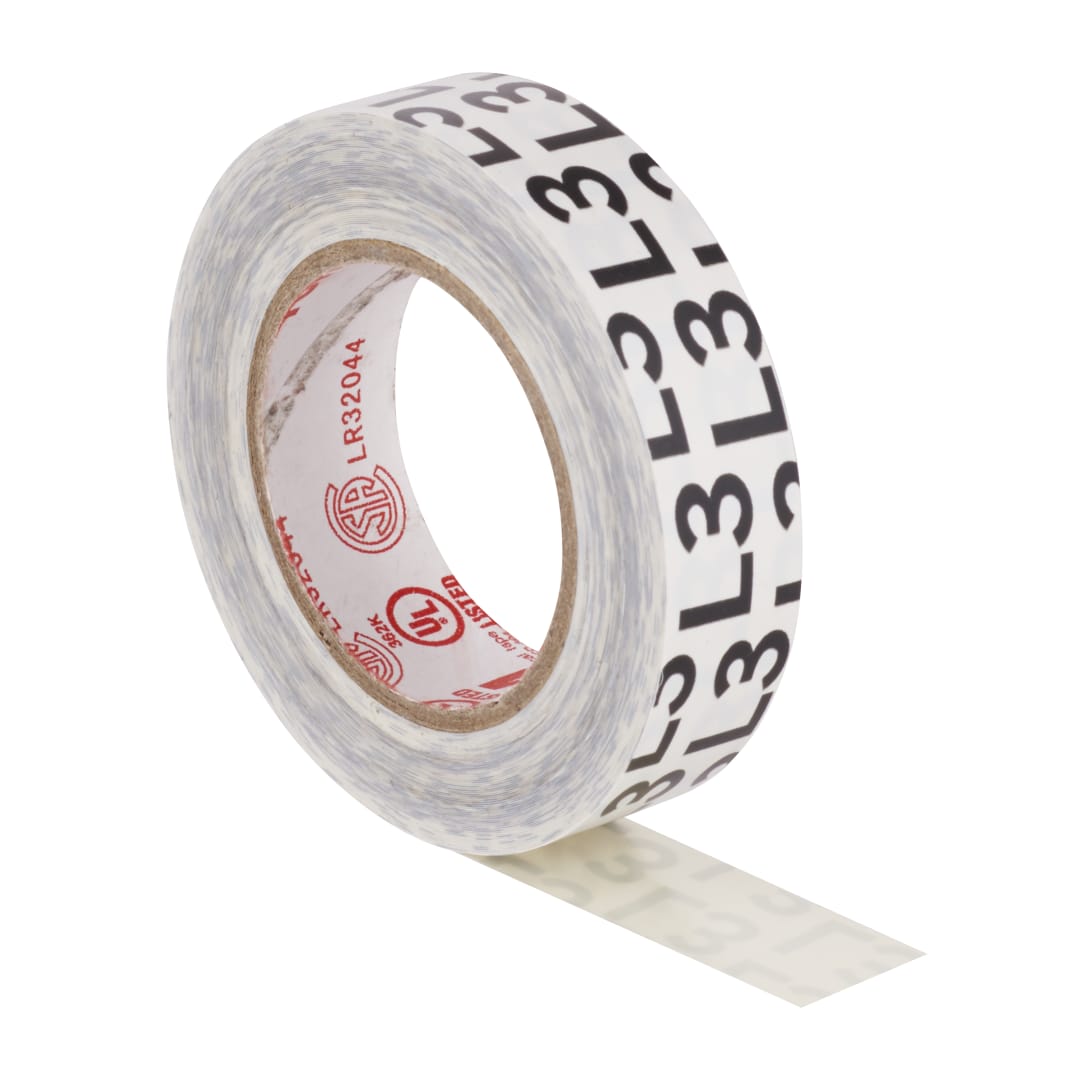 3M™ Temflex™ 1700 Vinyl Elektro-Isolierband, Grau, 15 mm x 10 m, 0,17 mm, Schwarz bedruckt "L3"