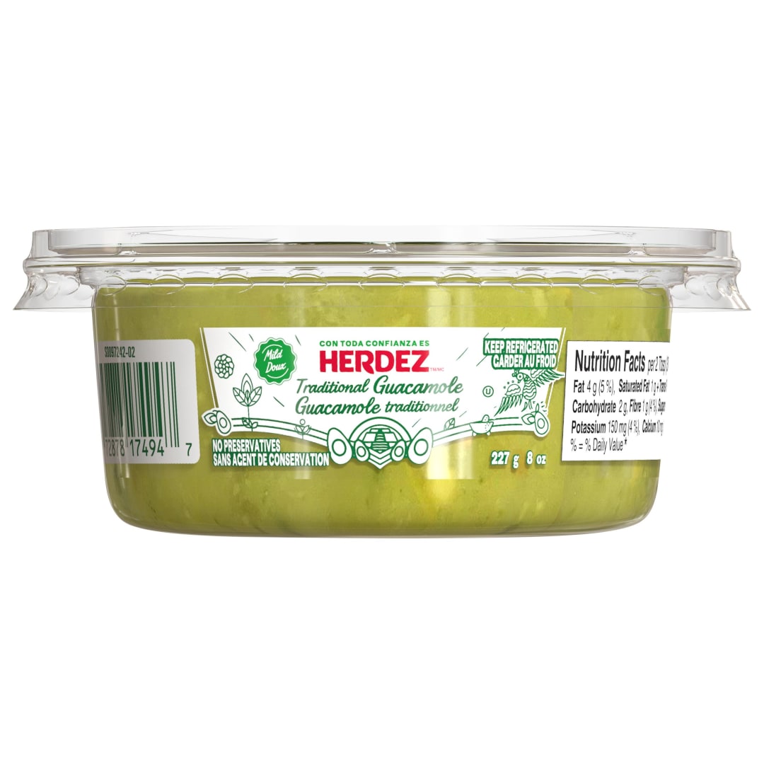HERDEZ GUACAMOLE MILD CUP CANADA