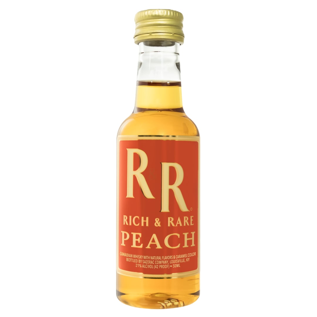 Rich & Rare Peach Canadian Whisky 50ml 42 Proof