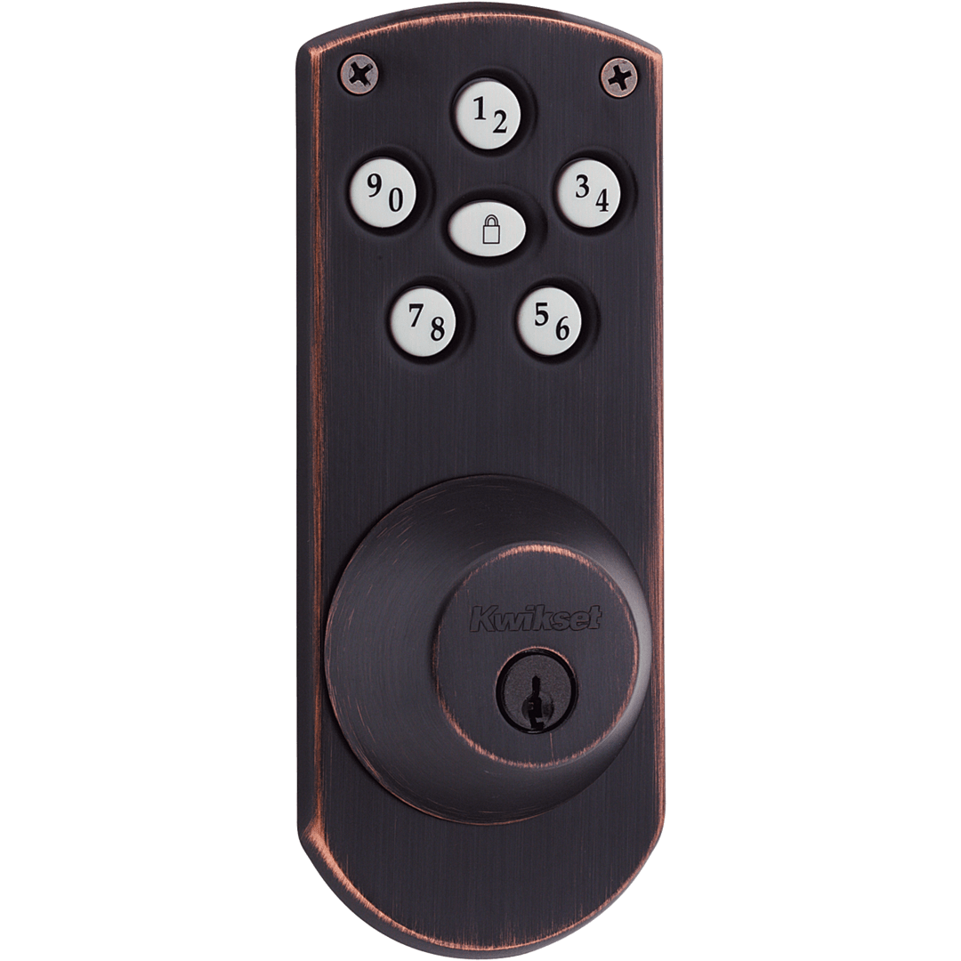 907 Powerbolt® Electronic Deadbolt featuring SmartKey Security™ in Venetian Bronze