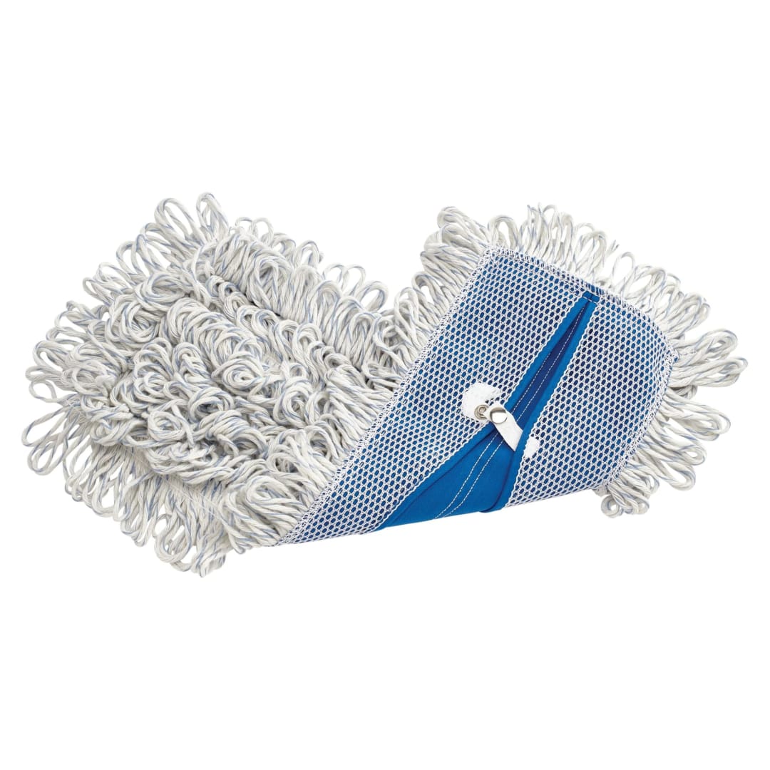 Microfiber Looped Fringe Finish Pad, 18", White