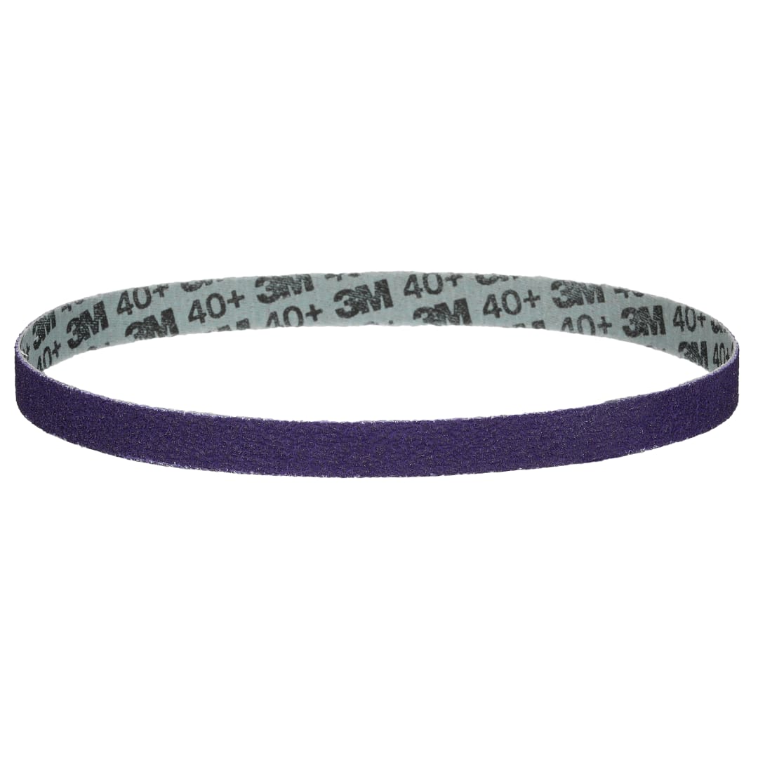 3M™ Cubitron™ 3 Brúsny pás, 12,7 mm × 457,2 mm (1/2 palca × 18 palcov), 40+, 33469