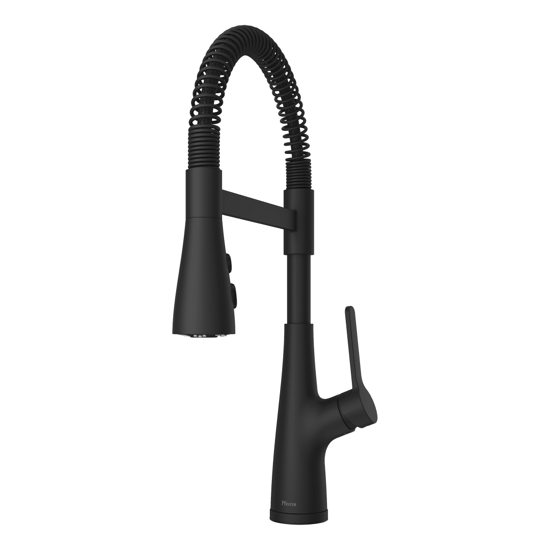 Neera Culinary Faucet in Matte Black
