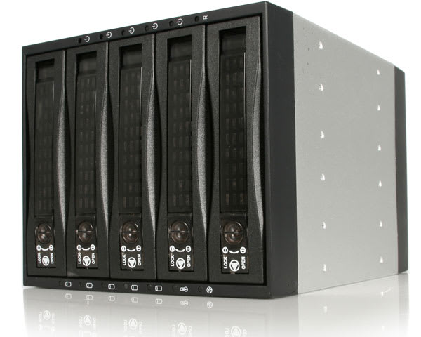 5 Drive Black SATA Backplane
