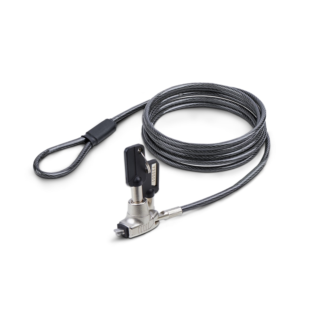 Slim Laptop Locks - Wedge Slot, Keyed