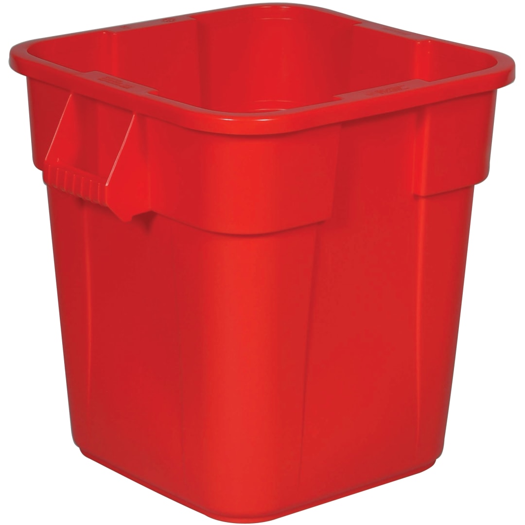 BRUTE CONT SQ W/O LID 28G/106L RED