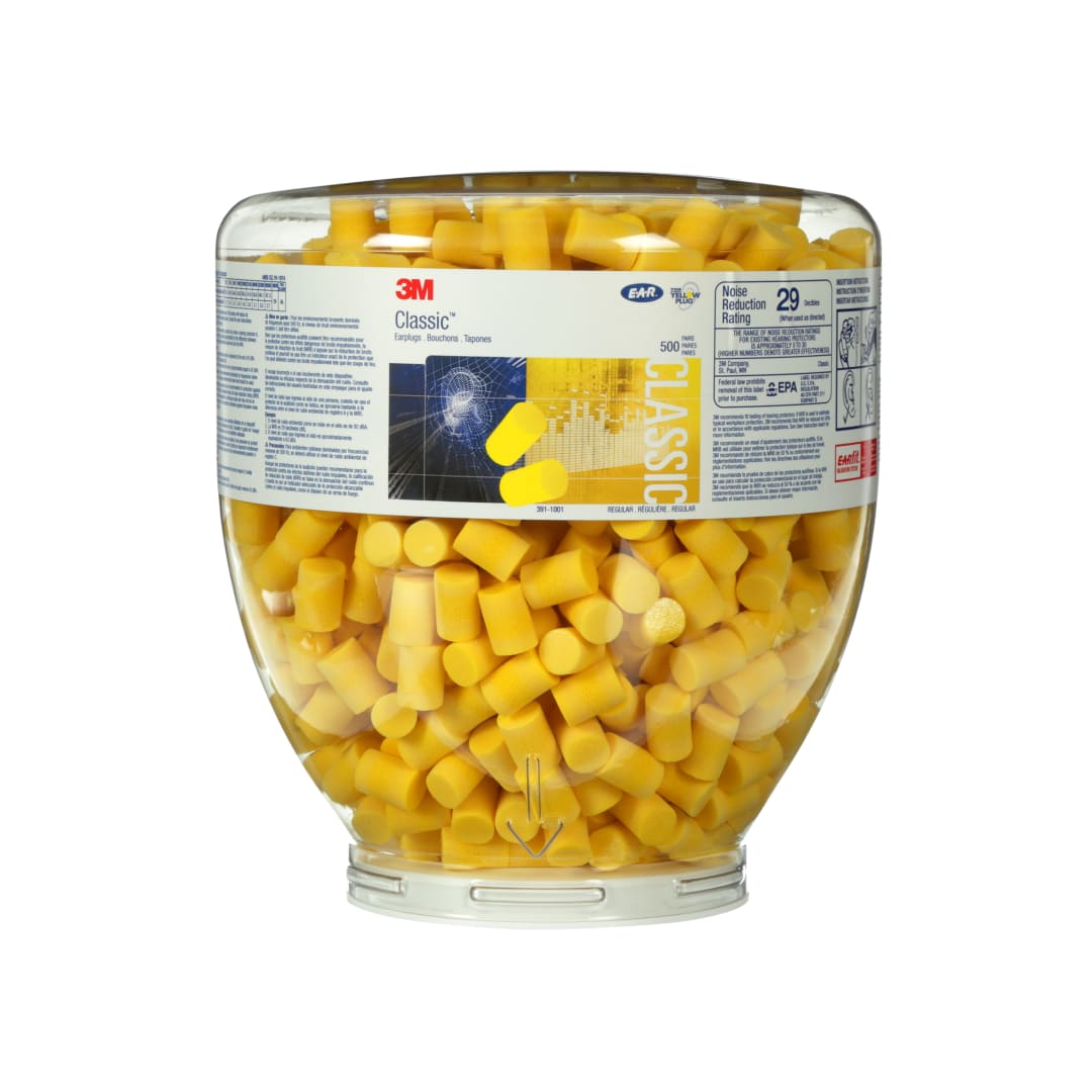 3M™ E-A-R™ Classic™ Kulak Tıkaçları, Yedek Şişe, 500 Çift /Şişe, PD-01-001
