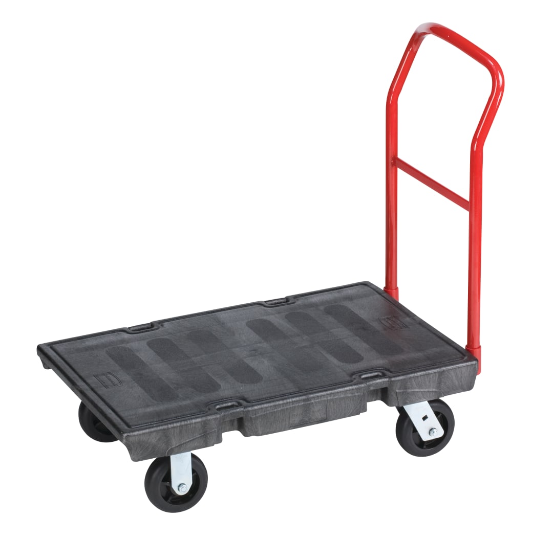 Heavy Duty Platform Truck, 24 In x 36 In with 6 In TPR Casters