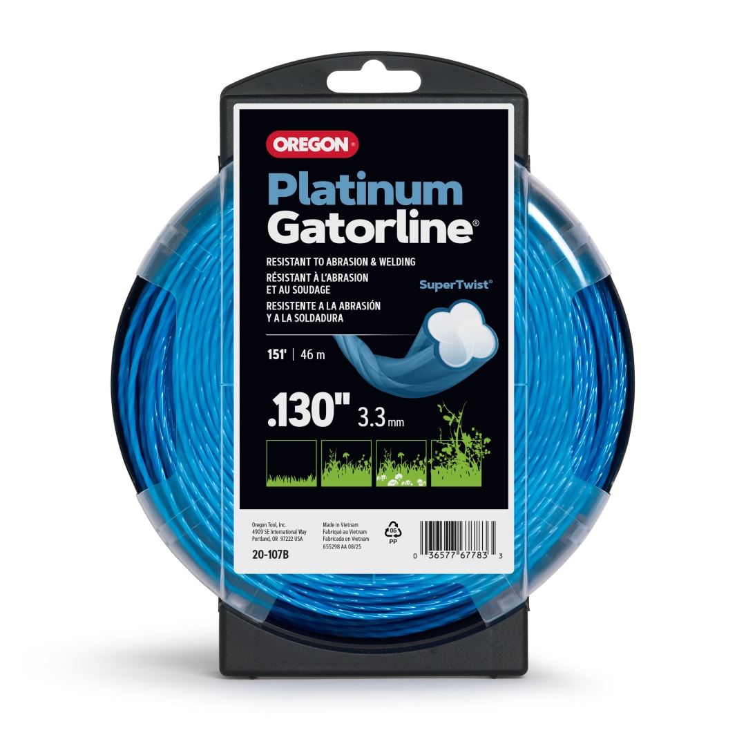 Oregon Platinum Gatorline Twist Trimmer Line, 0.130in, 151ft Donut