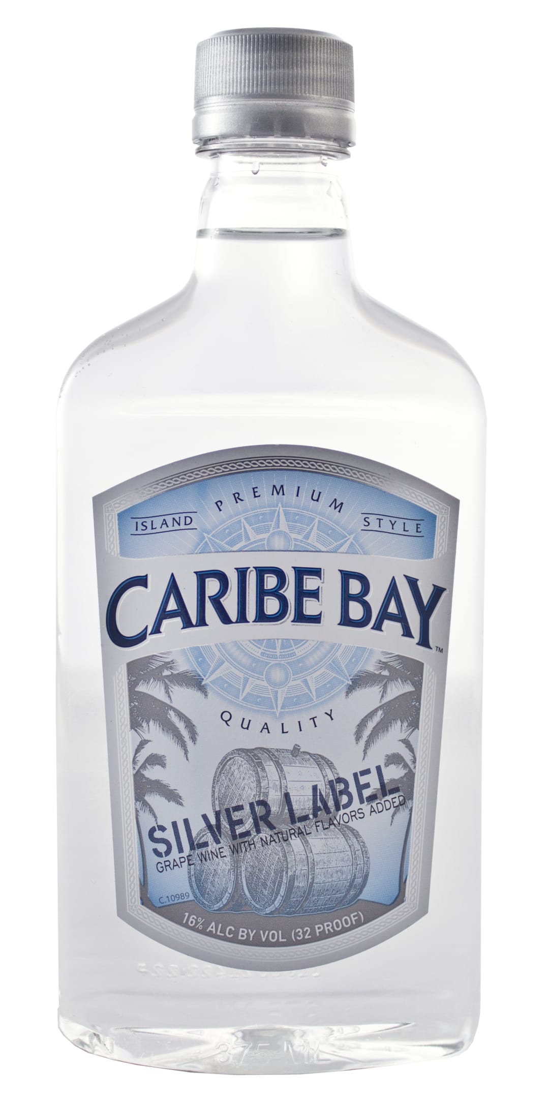 Caribe Bay Island Style Silver Label Grape Wine 375ml 32 Proof