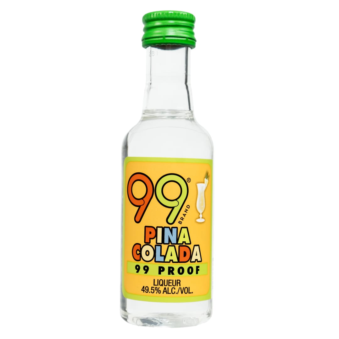 99 Brand Pina Colada Liqueur 50ml 99 Proof