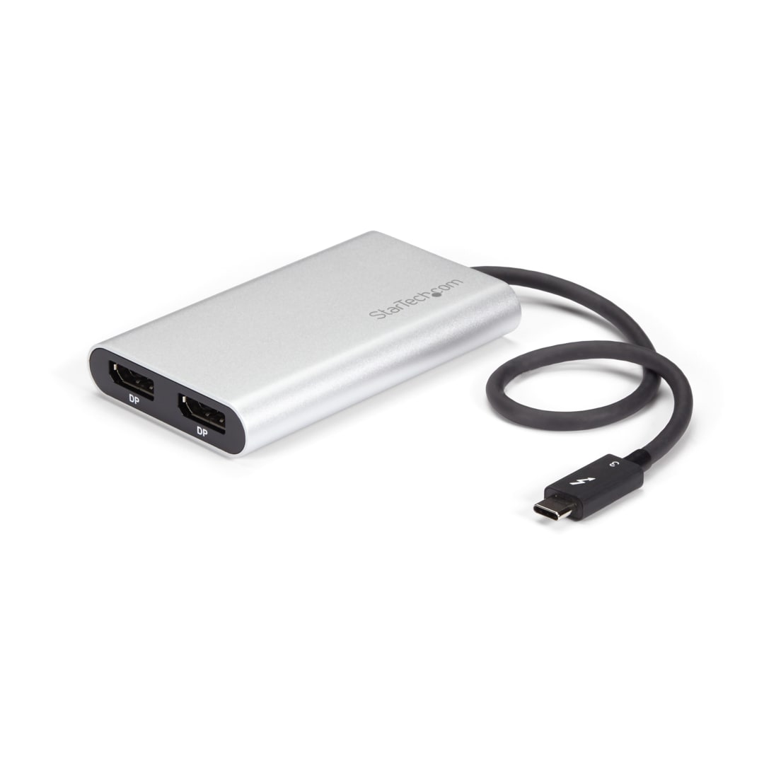 Thunderbolt 3 to Dual DP Adapter 4K Windows Mac