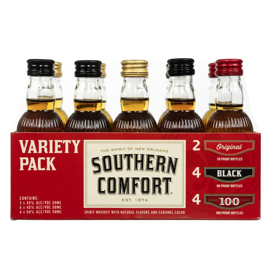 Southern Comfort Variety Spirit Whiskey 10 Pack 50ml Varying Proof