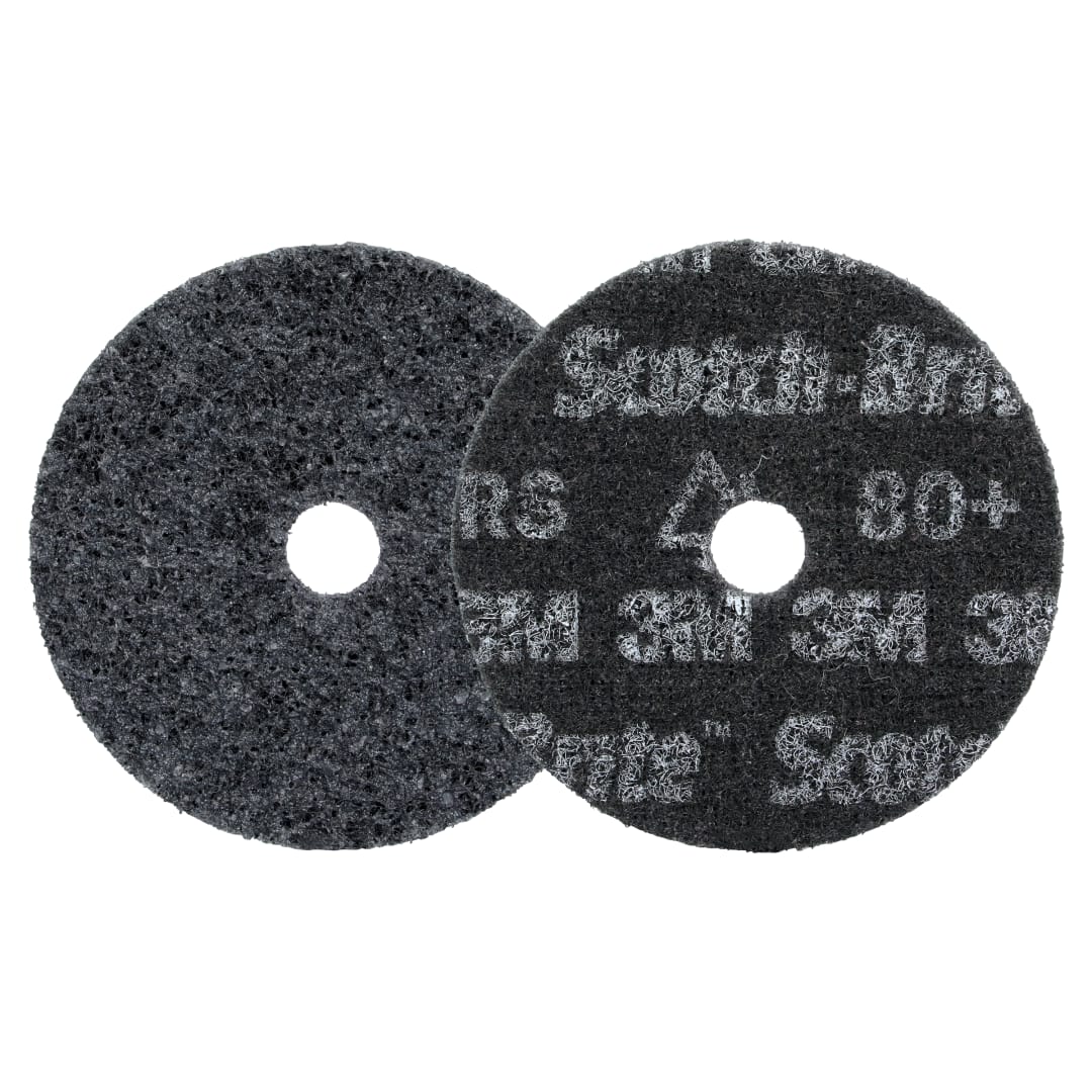 Scotch-Brite™ Hassas Ağır Hizmet Tipi Yüzey Hazırlama Diski, HD-DH, Extra Coarse 80+, 102 mm x 16 mm, 100 ea/Case