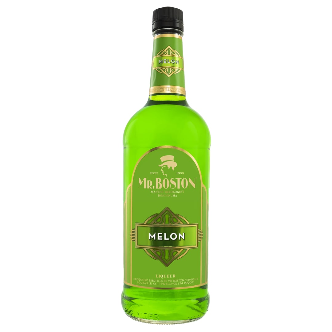 Mr. Boston Melon Liqueur 1l 34 Proof