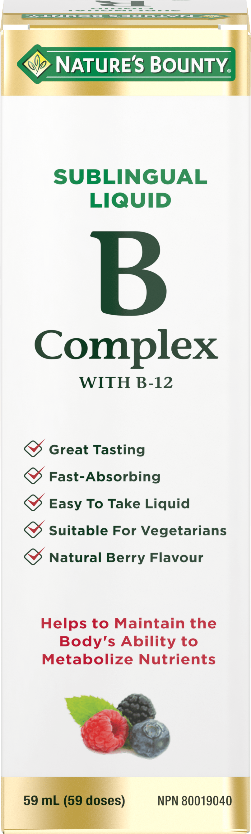 NBTY Vit B-Cmpx SL 24x2floz LIQ CA