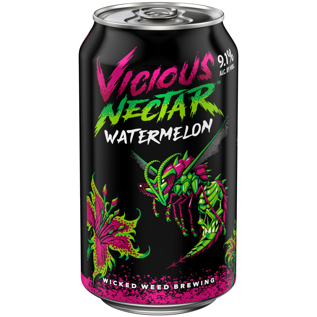 Wicked Weed Vicious Nectar 12 oz Single CAN 9.1ABV - Plain Aluminum - Standard Gloss - Craft Direct