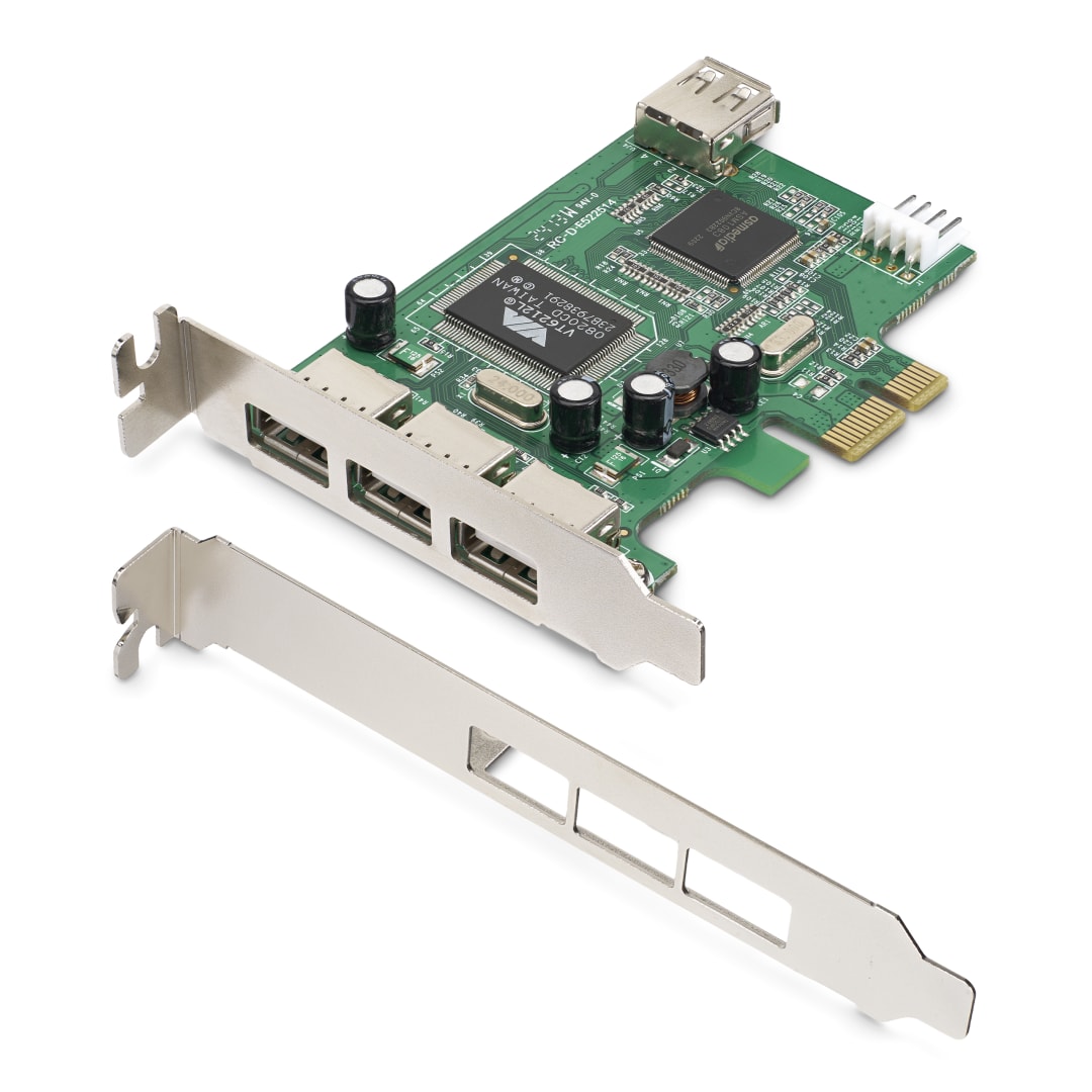 Low Profile High Speed PCIE USB Card