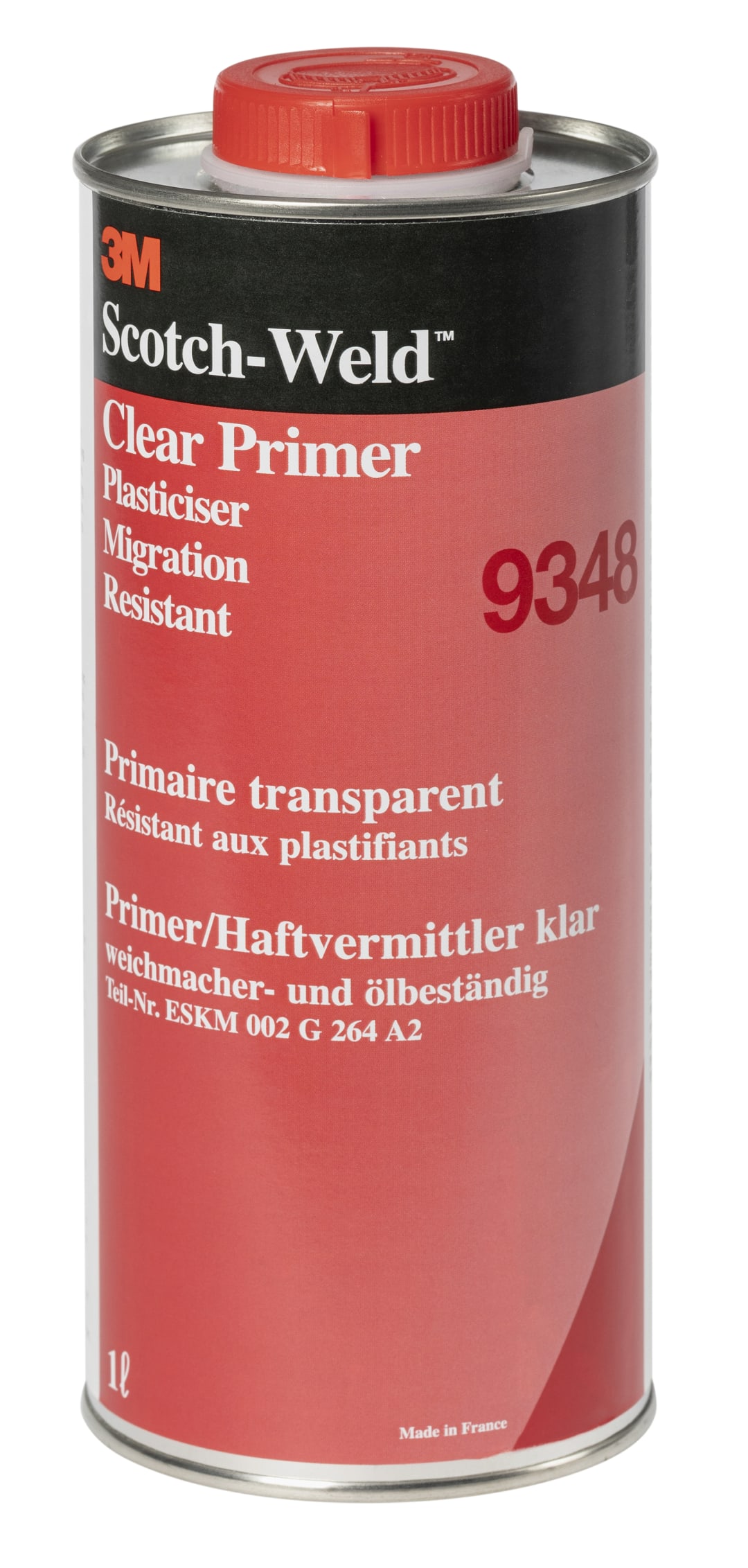 3M™ Primer Solvent 9348, Şeffaf, 1 L
