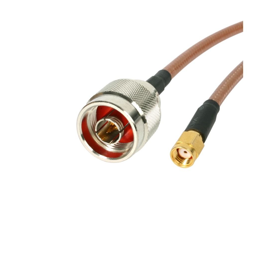 1ft N-Male to RPSMA Wireless Antenna Adapter Cable