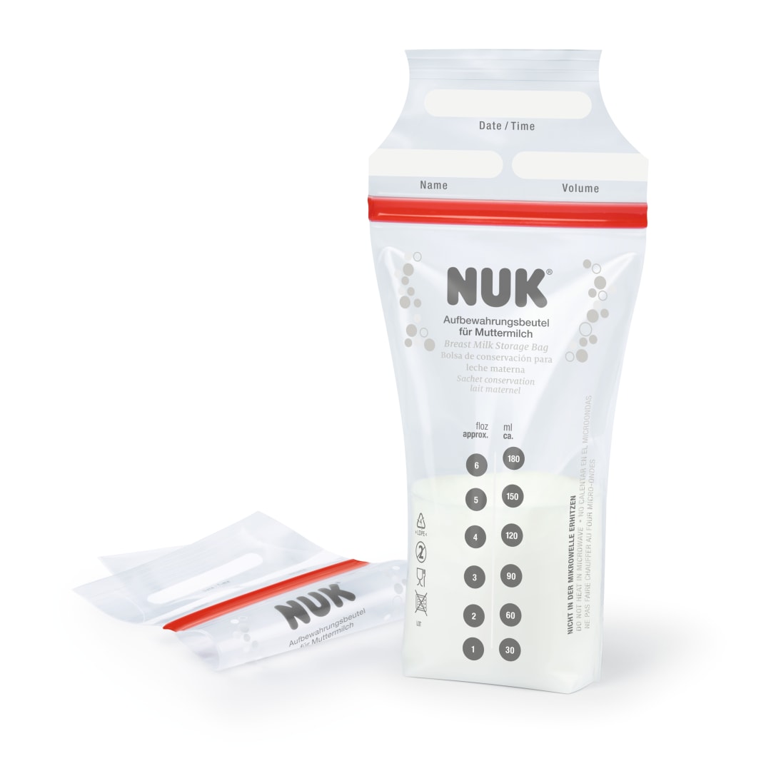 NUK BREAST MILK BAGS 25PK/BOX