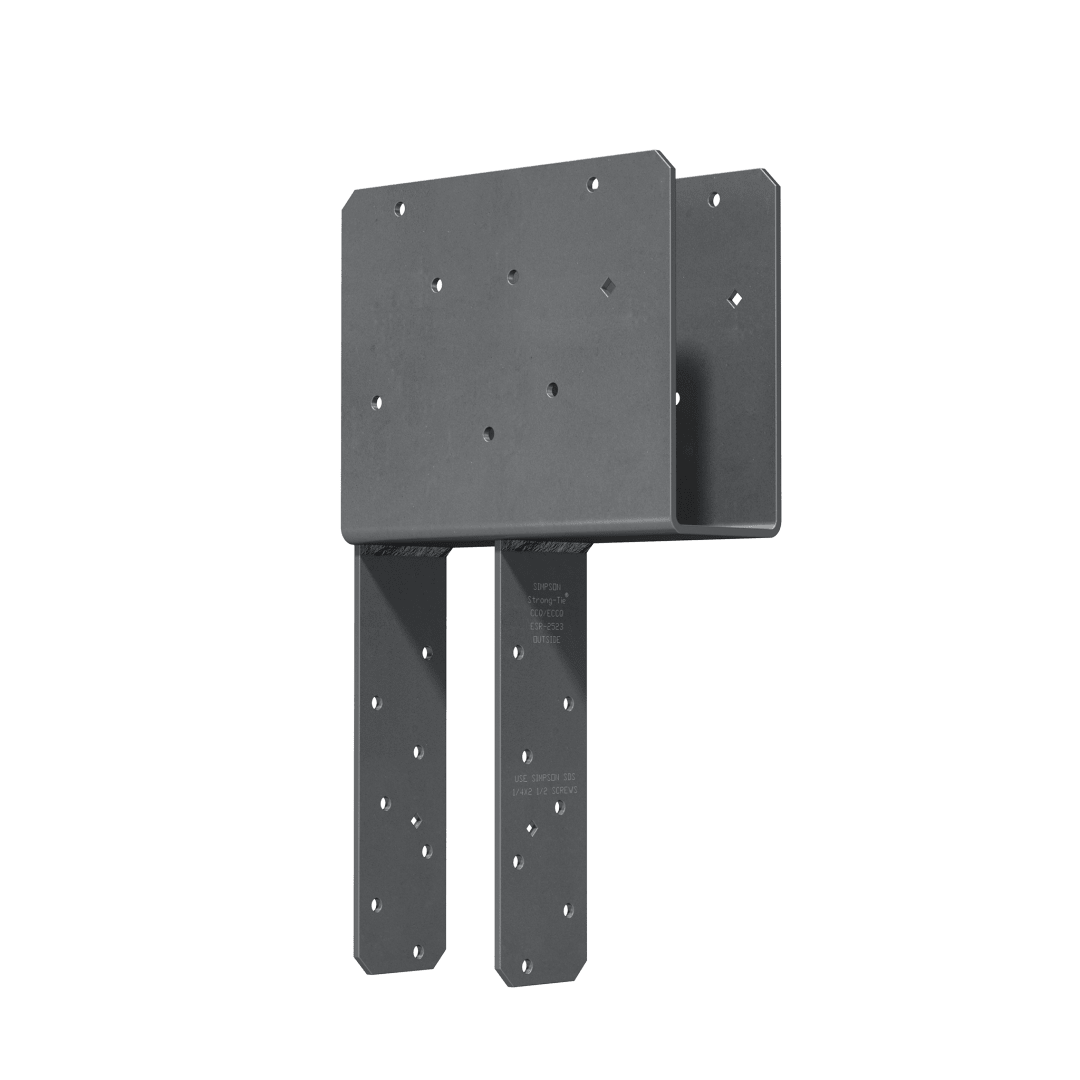 Simpson Strong-Tie ECCQ3-4SDS2.5 ECCQ™ End Column Cap for 3-1/8 in. Beam, 4x Post, with Strong-Drive® SDS Screws