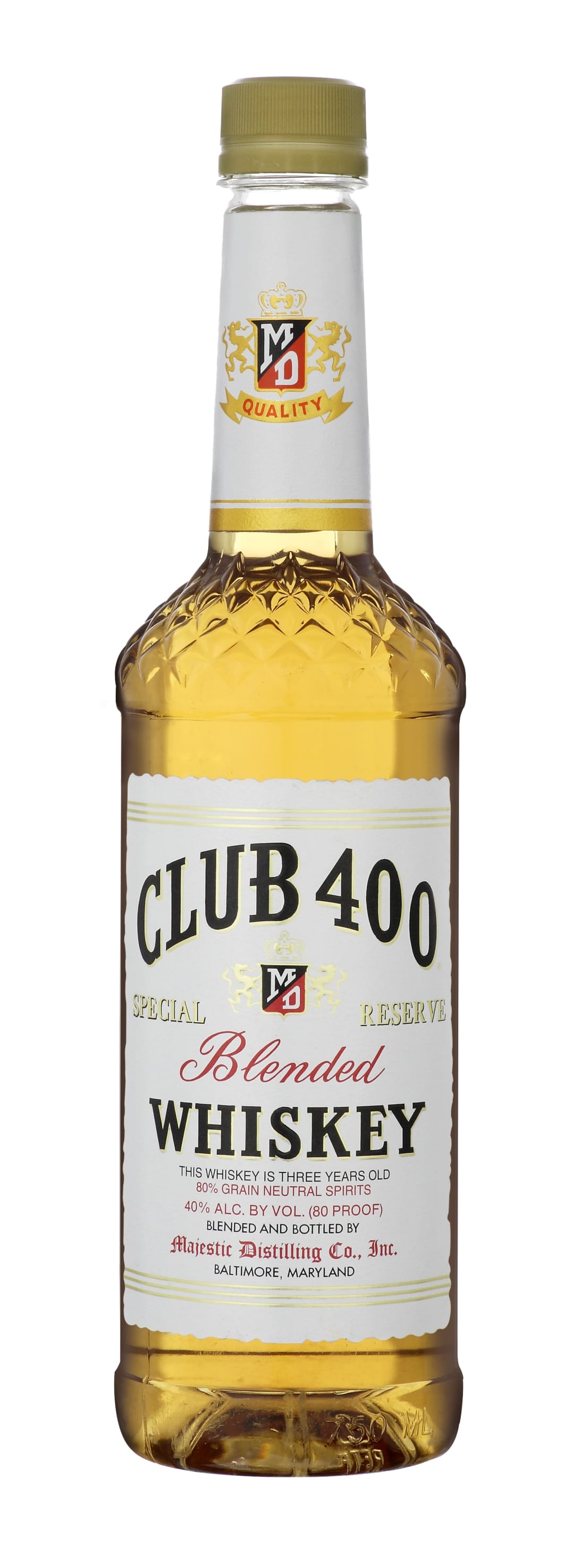 Club 400 Blended American Whiskey 750ml 80 Proof