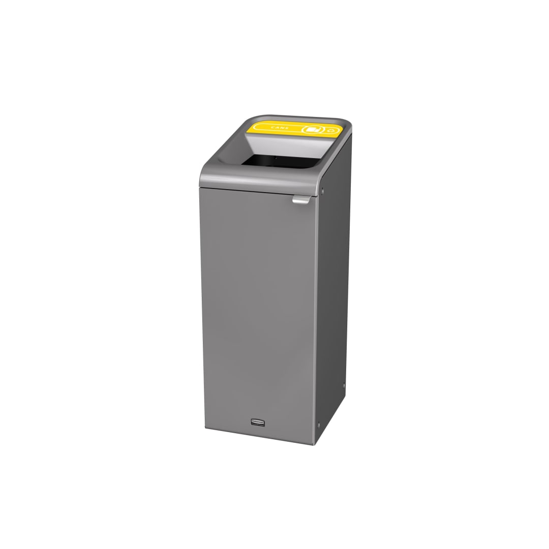 Rubbermaid Commercial Products Configure™ 15 Gal 1-Stream Cans Trash Can, Grey Stenni