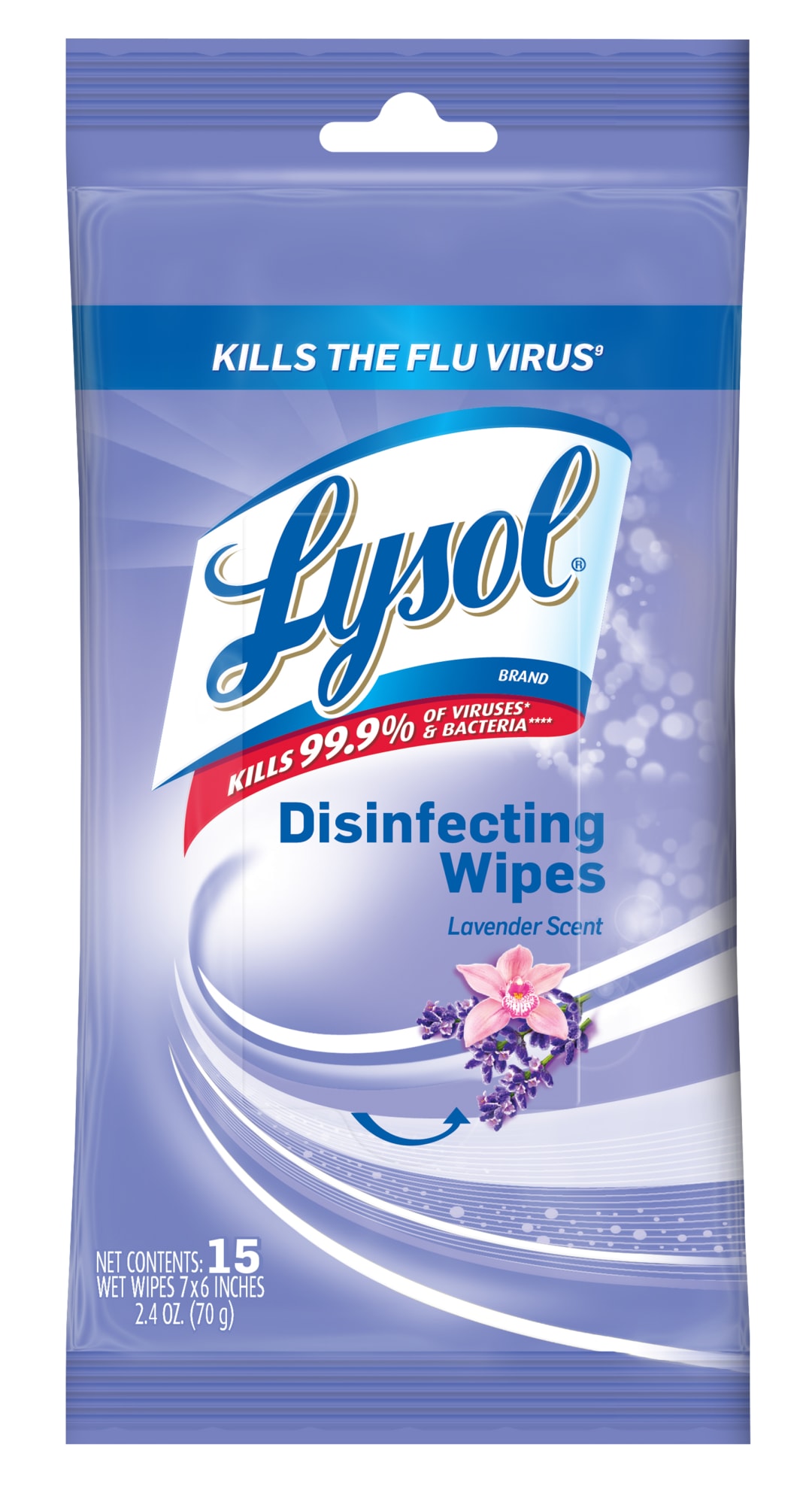 LYSOL® Disinfecting Wipes - Lavender 24/15 ct.