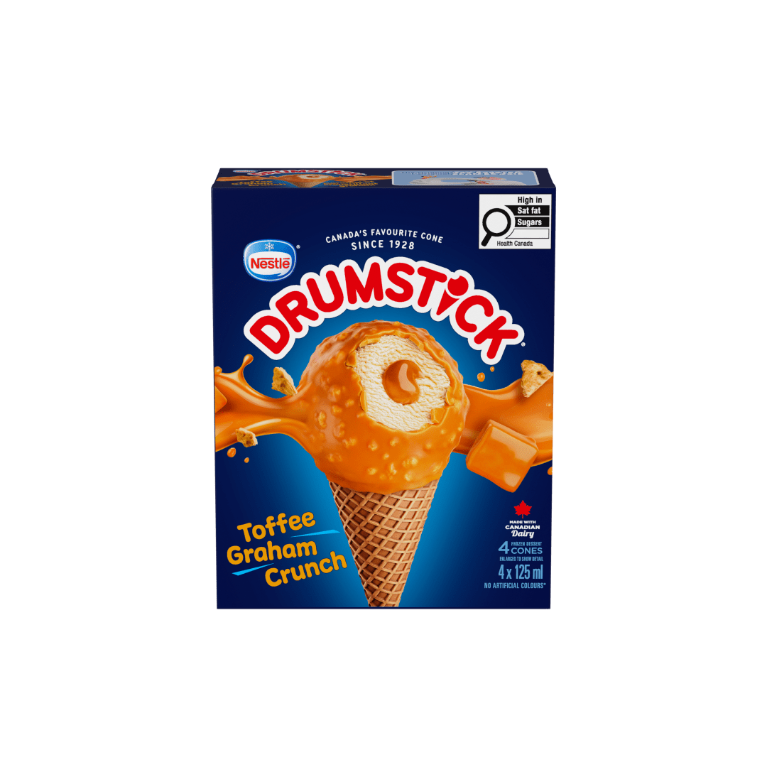 DRUMSTICK Toffee Grhm Cr 12(4x125ml) CA