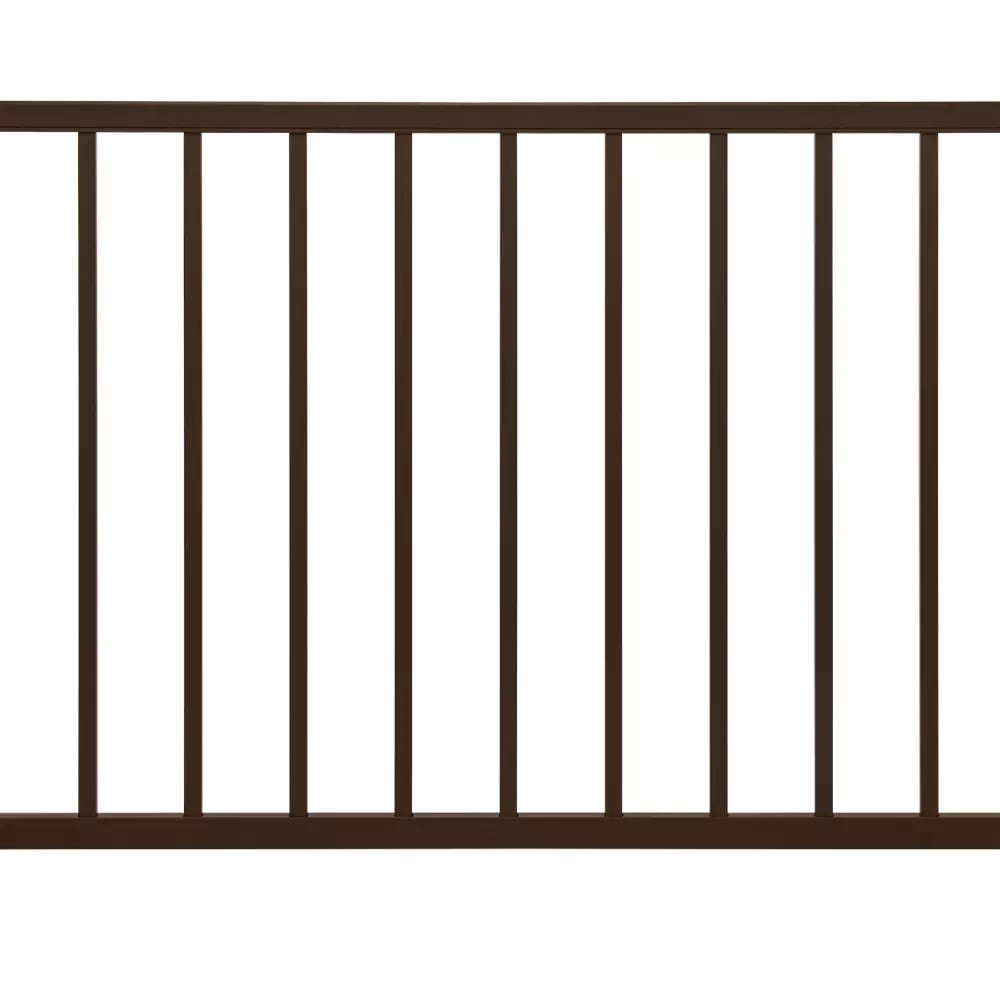 6-ft x 36-in Trex® Select™ Aluminum Railing Horizontal Panel in Burnished Bronze
