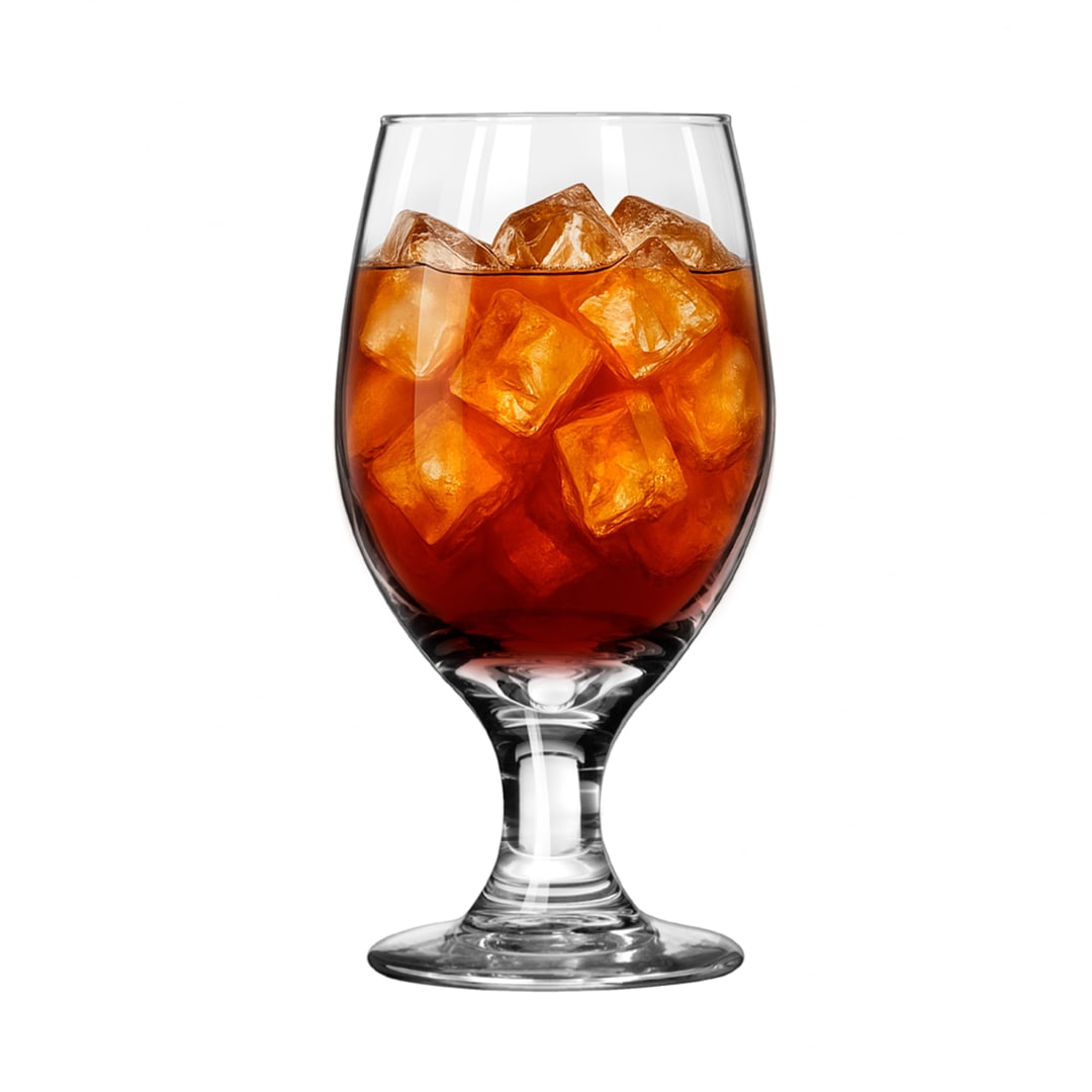 Libbey Perception Banquet Goblet Glasses, 14-ounce, Set of 12