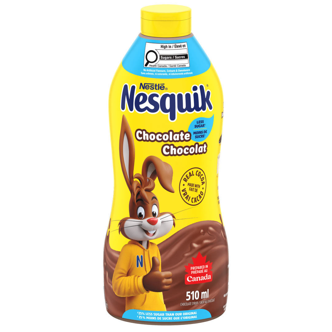 NESQUIK Less Sgr Choc Syrup 12x510ml CA