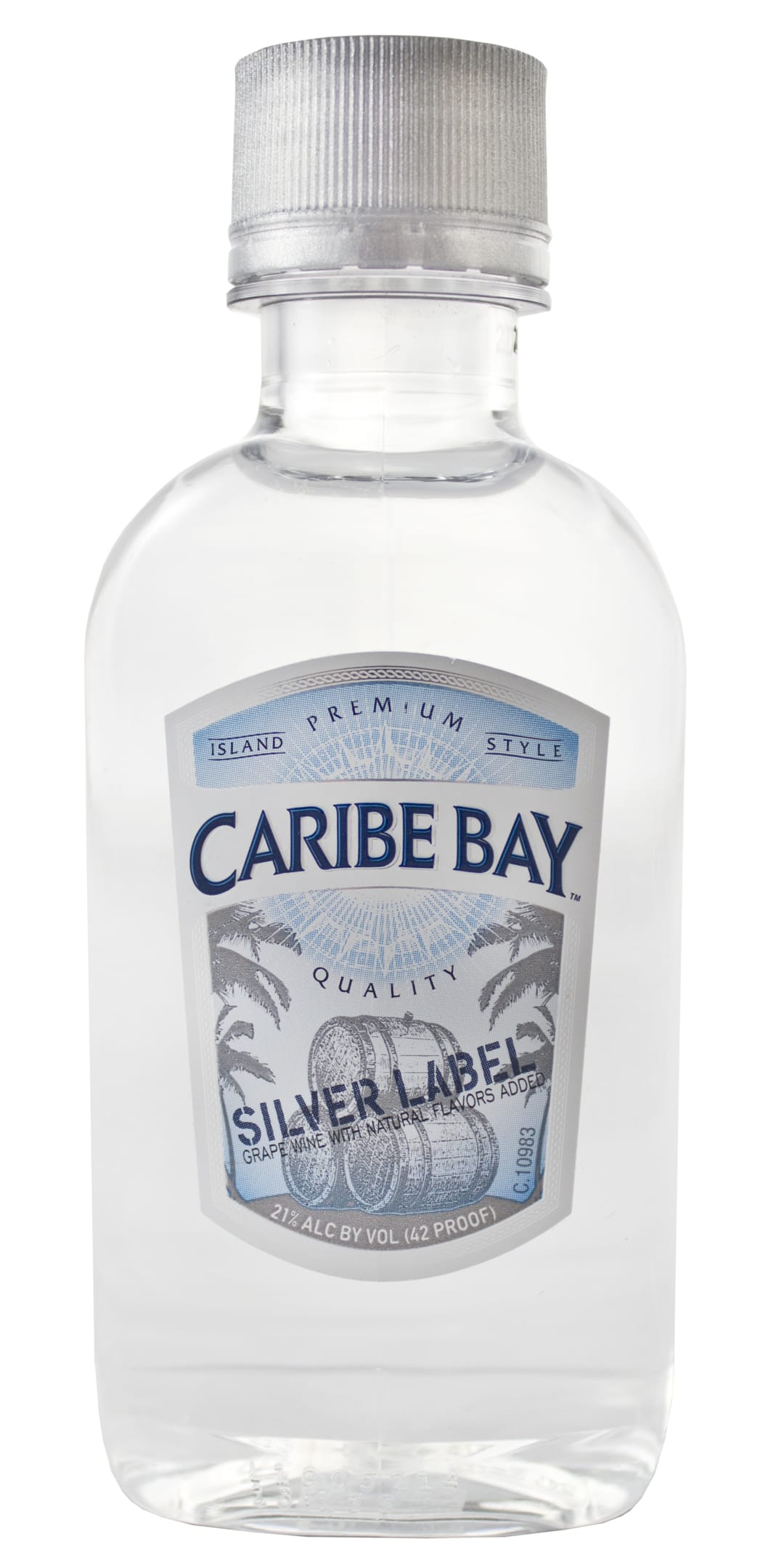 Caribe Bay Sliver Label Grape Wine 100ml 42 Proof