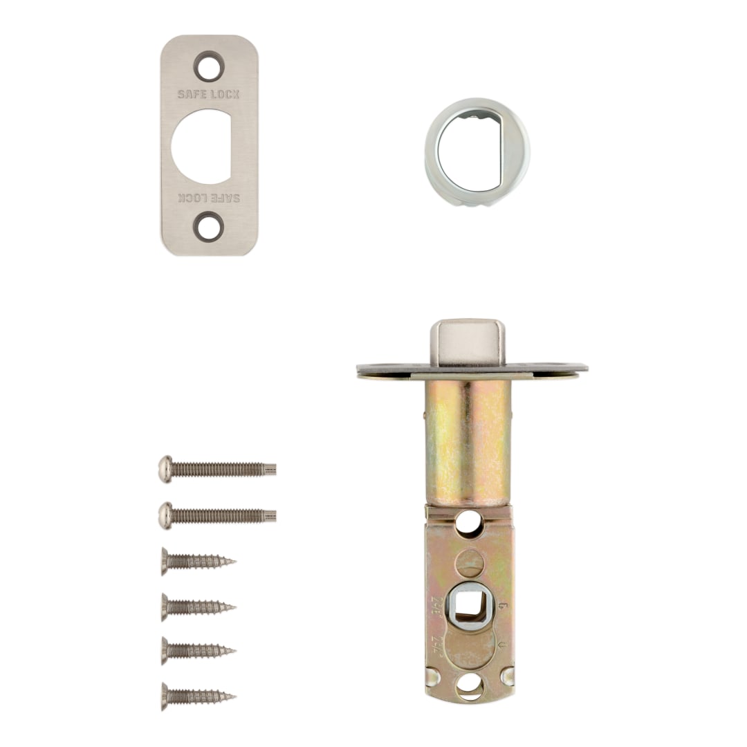 6-Way Adjustable Plain Latch for Satin Nickel Finish
