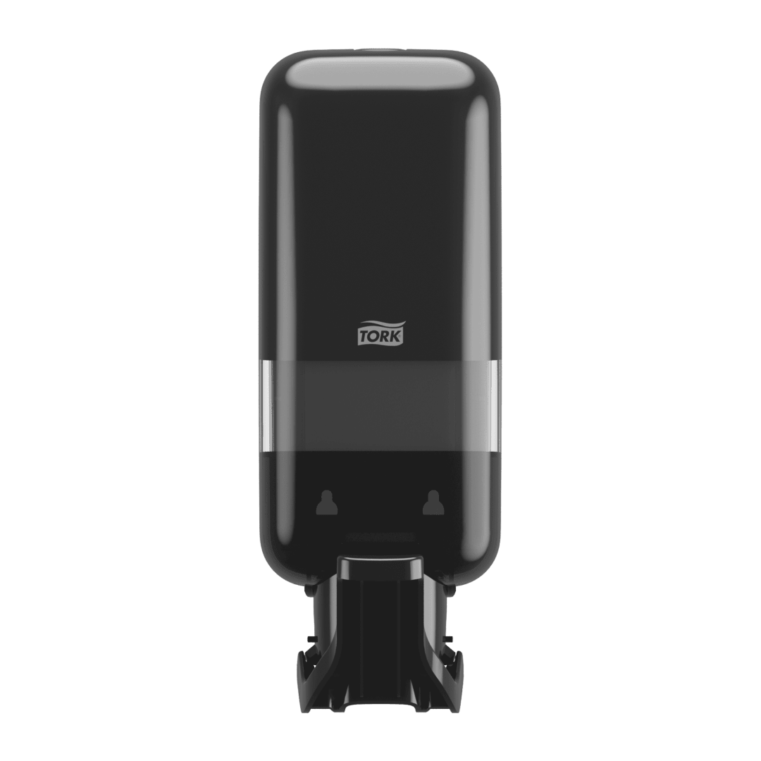 Tork Soap and Sanitiser Dispenser with Arm Lever Black