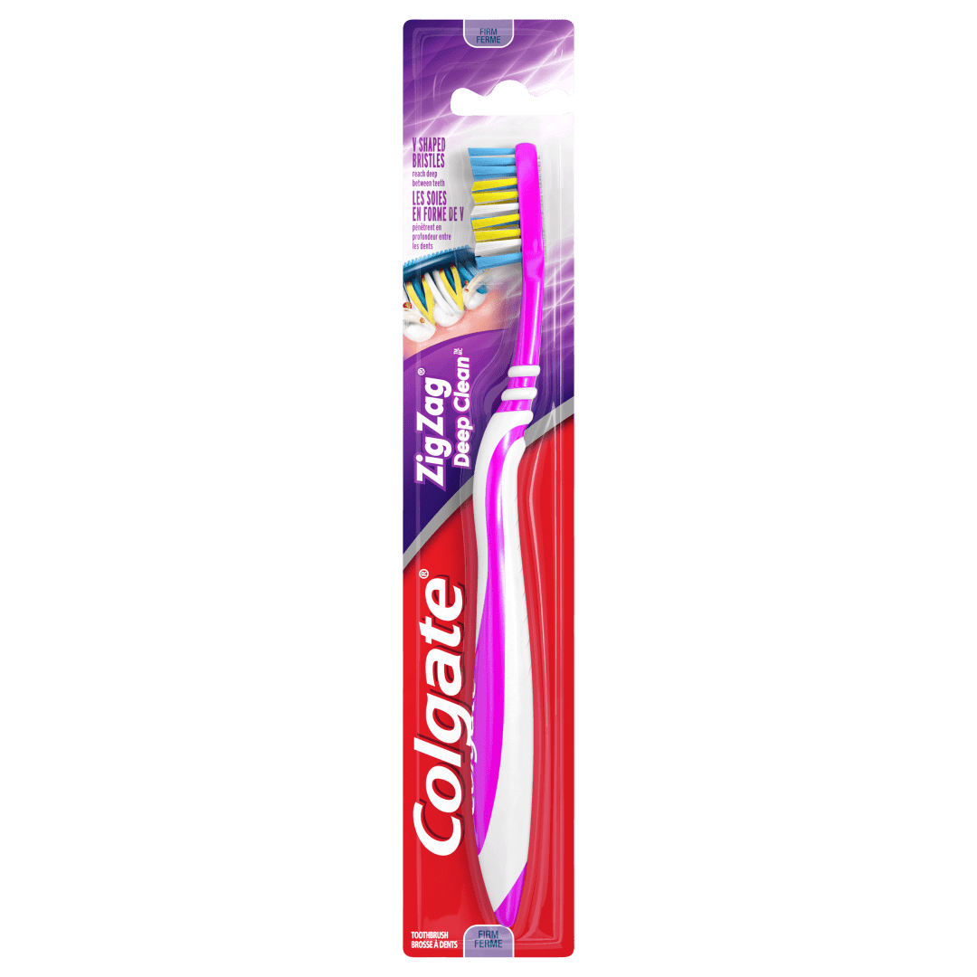 Colgate Zig Zag Deep Clean Toothbrush, Firm - 1 Count