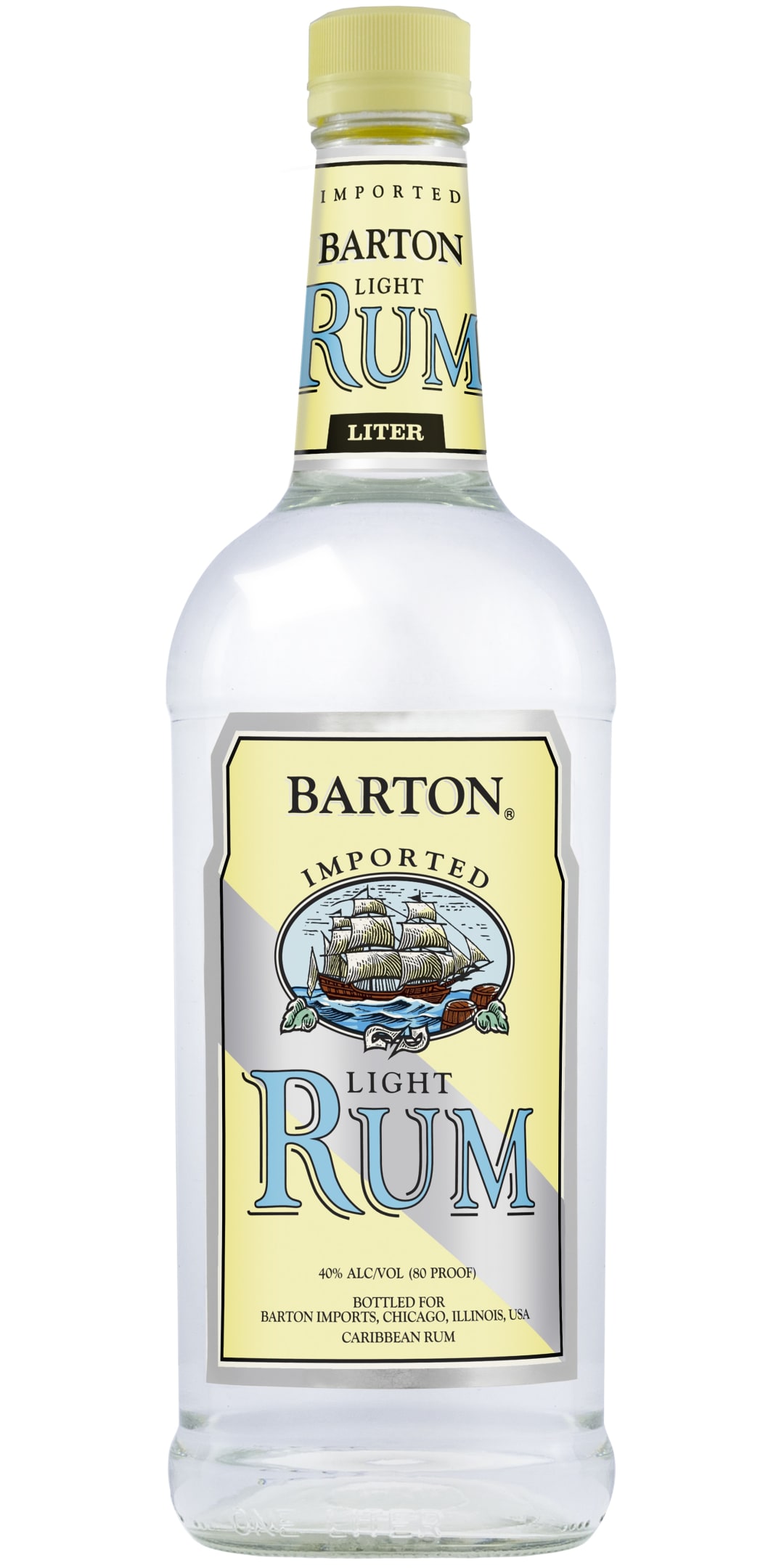Barton Light Rum 1l 80 Proof