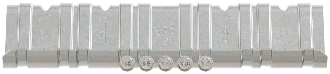 Simpson Strong-Tie URFP-SDS3HDG URFP® 10-5/8 in. x 6-1/4 in. HDG Universal Retro Foundation Plate with Screws (Pack of 10)