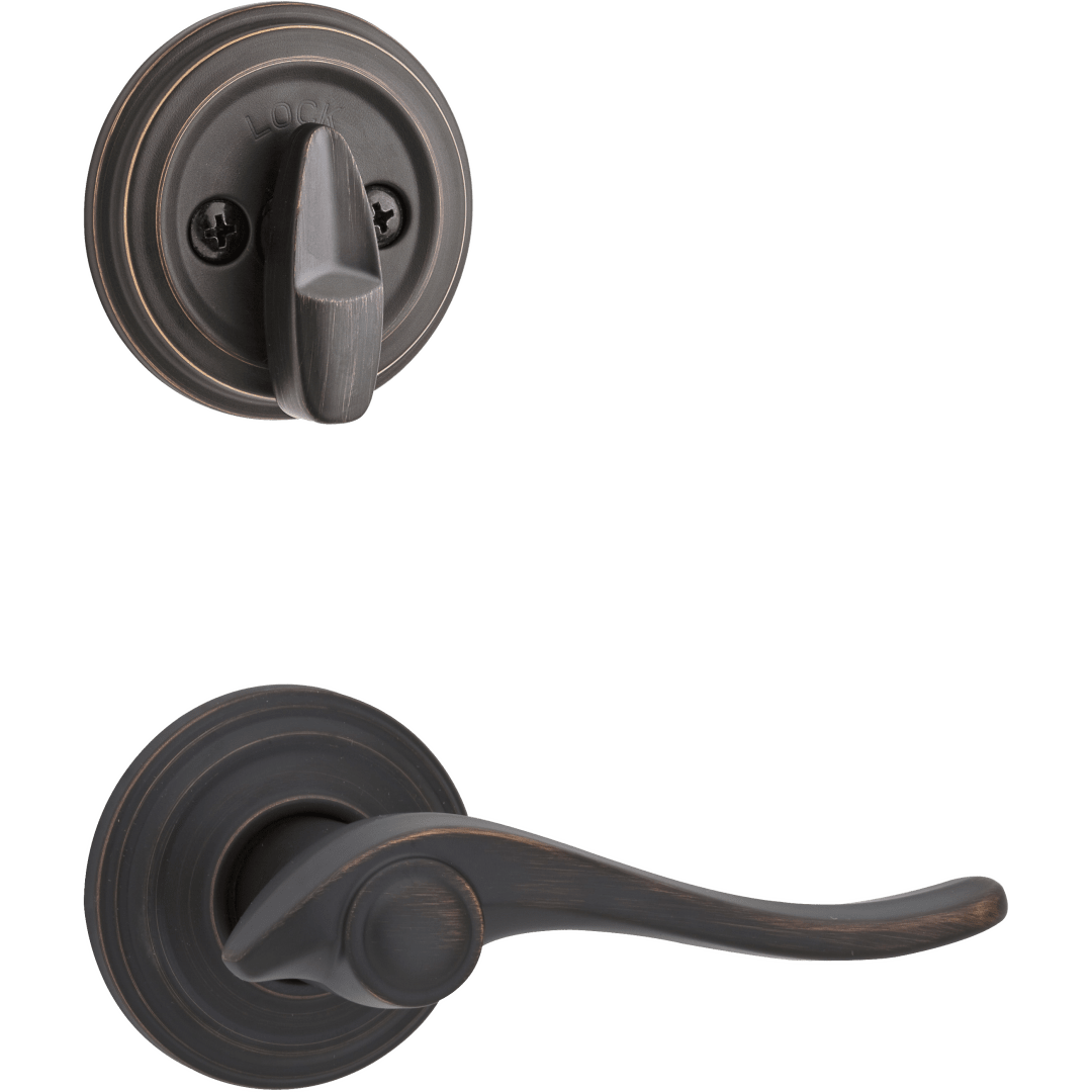 966 Single Cylinder Interior Pack w/ Avalon Left-Handed Lever for Signature Series Handlesets in Venetian Bronze