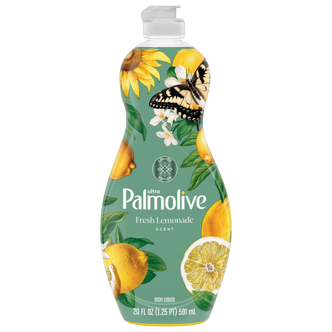 Palmolive Ultra Strength Liquid Dish Soap, Limited Edition, Fresh Lemonade Scent, 20 fl oz Bottle