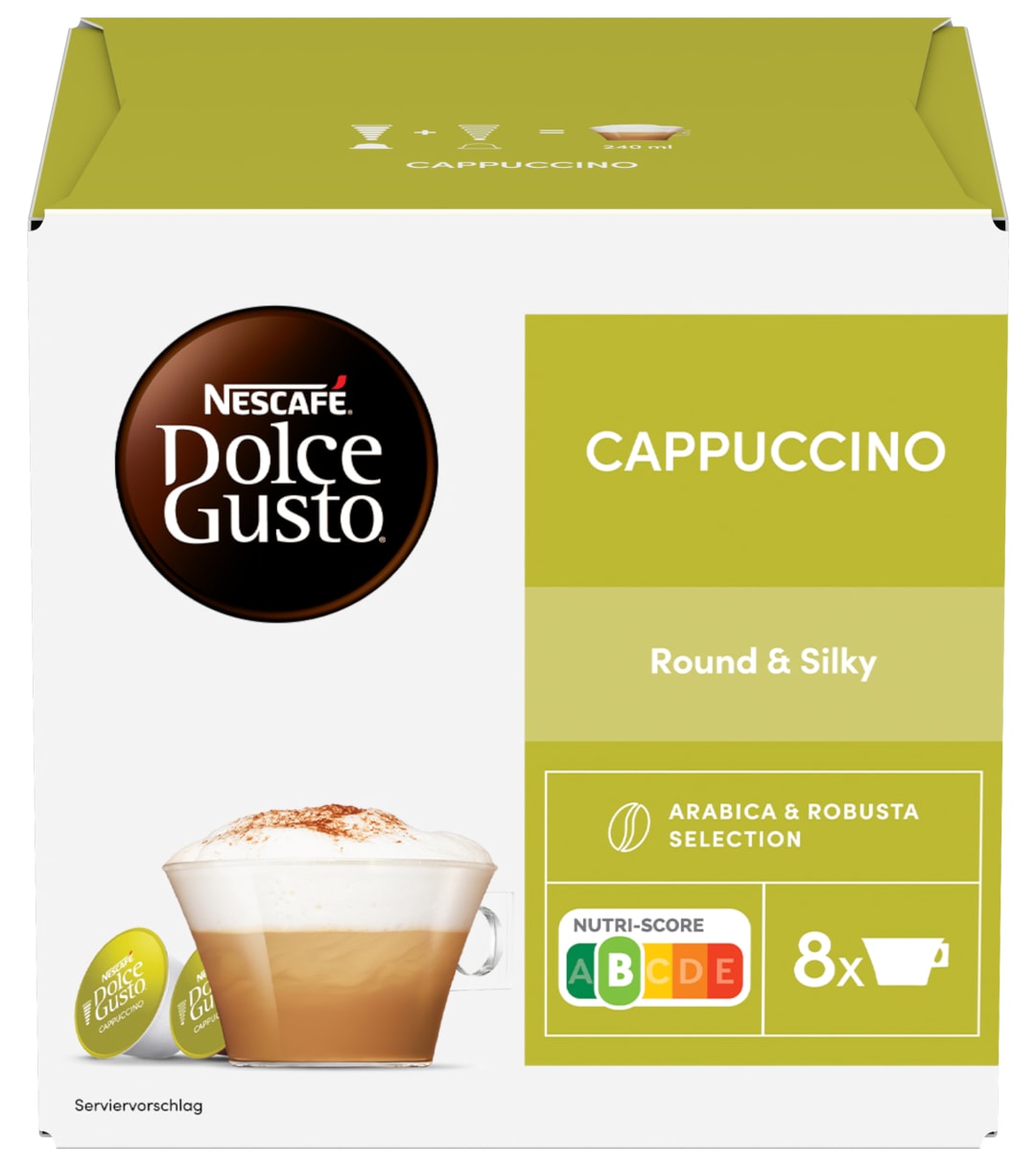 NESCAFE DOLCE GUSTO Cappuccino 8+8 Capsule 186,4g