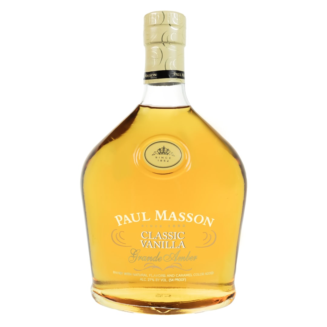 Paul Masson Grande Amber Vanilla Brandy 750ml 54 Proof
