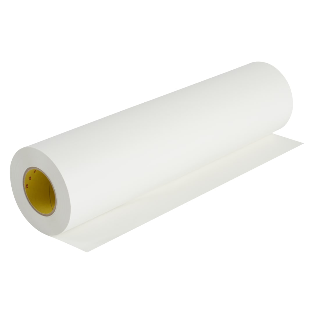 3M™ Ablösbares Vinyl-Etikettenmaterial 7600, entfernbar, Weiß seidenmatt, 686 mm x 508 m, 0.09 mm