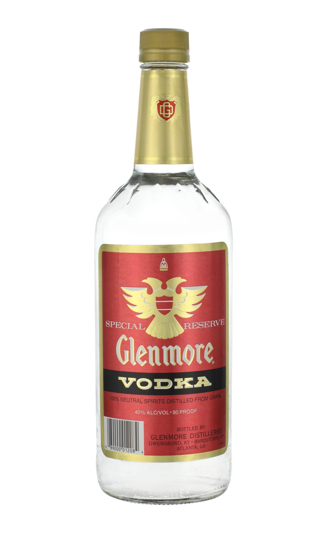 Glenmore Special Reserve Vodka 1l 80 Proof