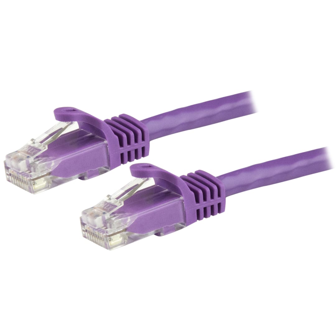 5m Cat6 Patch Cable - Snagless - Purple