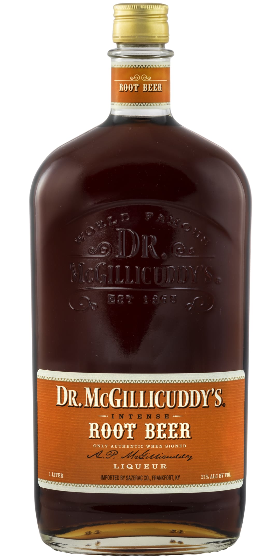 Dr. McGillicuddy's Old Fashioned Root Beer Liqueur 1l 42 Proof