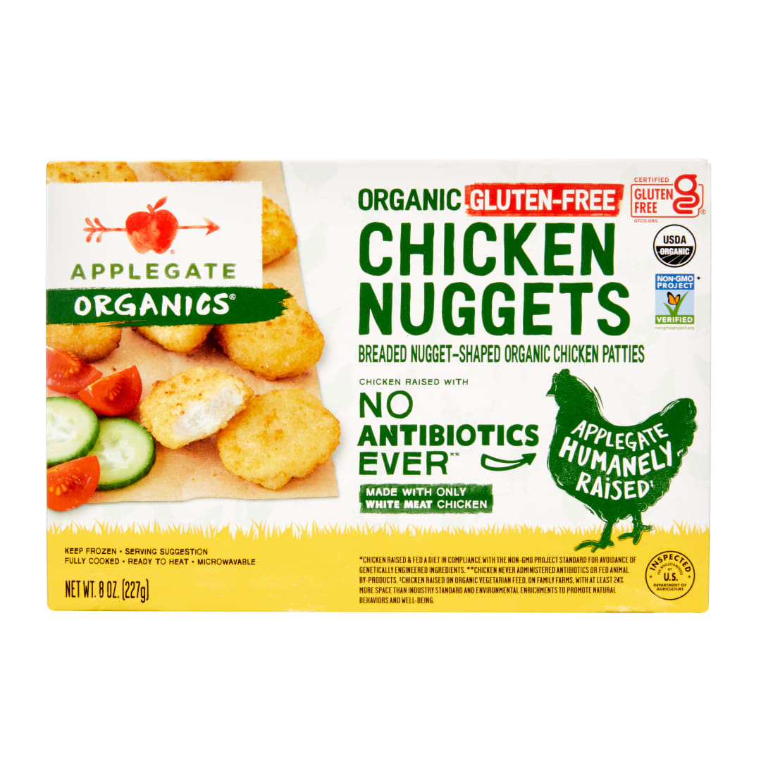 APPLEGATE ORGANICS Gluten Free Chicken Nuggets Frozen