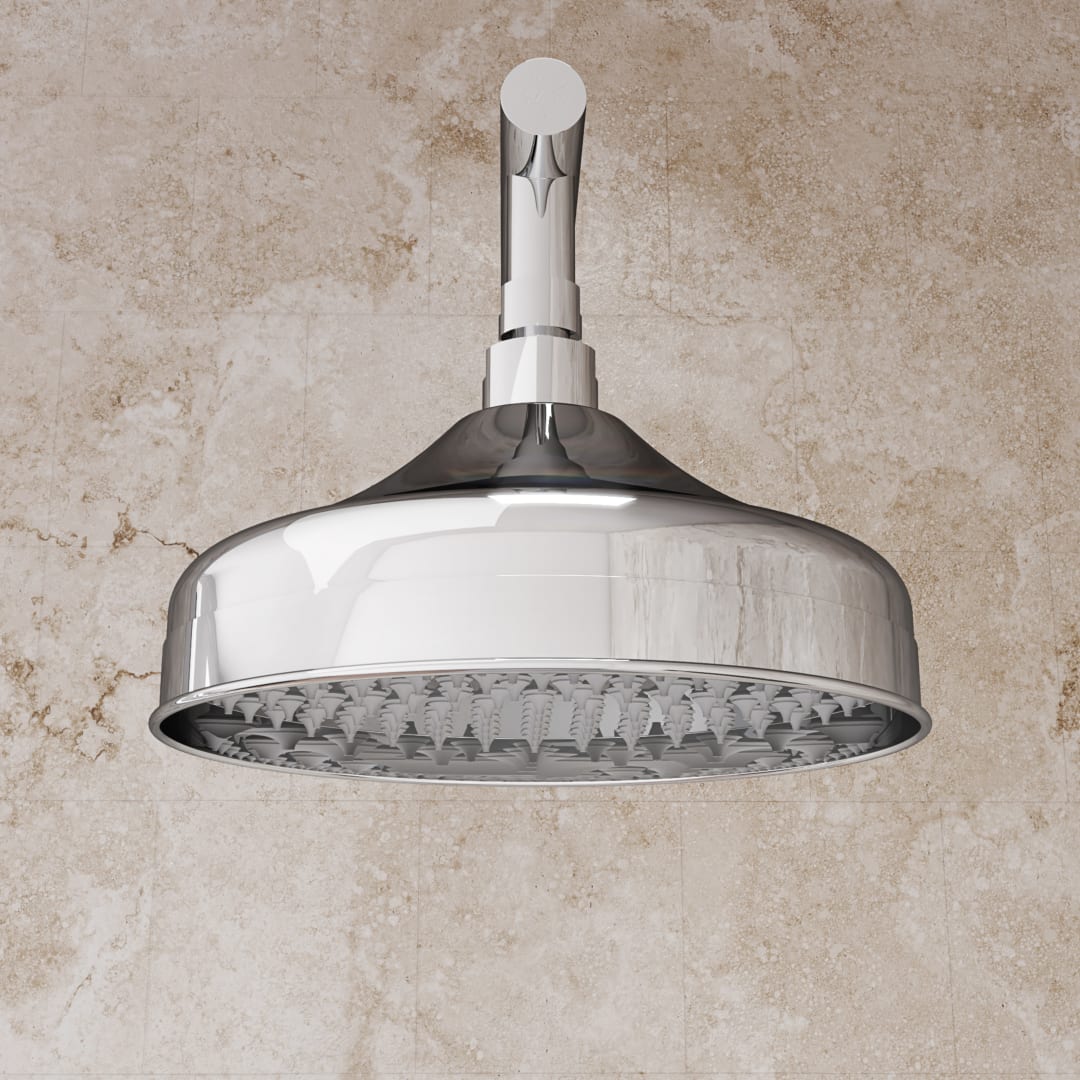 Atlantic 8 in. Round Rainfall Shower Head, Chrome